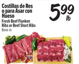 El Super Fresh Fresh Beef Flanken Ribs or Beef Short Ribs offer