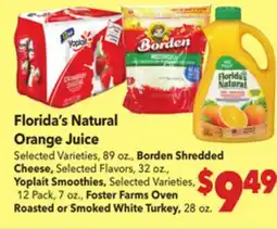 Vallarta Supermarkets Florida's Natural Orange Juice offer