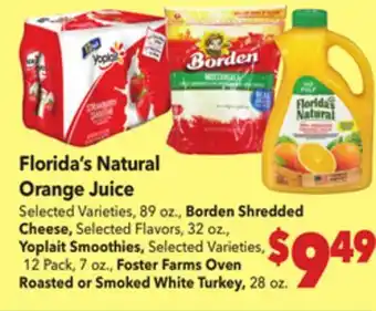Vallarta Supermarkets Florida's Natural Orange Juice offer