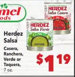 Vallarta Supermarkets Herdez Salsa offer