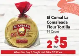 Vallarta Supermarkets El Comal La Comaleada Flour Tortilla offer