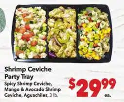 Vallarta Supermarkets Shrimp Ceviche Party Tray offer