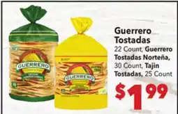 Vallarta Supermarkets Guerrero Tostadas offer
