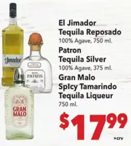 Vallarta Supermarkets El Jimador Tequila Reposado offer