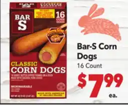 Vallarta Supermarkets Bar-S Corn Dogs offer