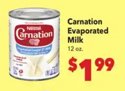 Vallarta Supermarkets Carnation Evaporated Milk offer
