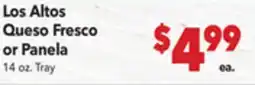 Vallarta Supermarkets Los Altos Queso Fresco or Panela offer