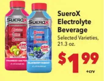Vallarta Supermarkets SueroX Electrolyte Beverage offer