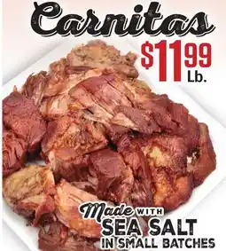 Vallarta Supermarkets Carnitas offer