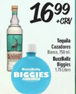 El Super Fresh Cazadores Blanco, 750 ml. BuzzBallz Biggies 1.75 Liters offer