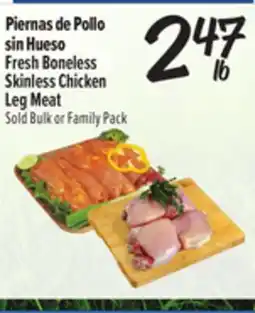 El Super Fresh Fresh Boneless Skinless Chicken Leg Meat offer