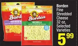 Super King Markets Borden Fine Shredded Cheese offer