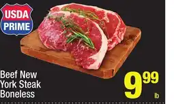 Super King Markets Beef New York Steak offer