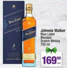 Super King Markets Johnnie Walker Blue Label Blended Scotch Whisky offer