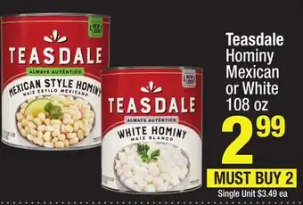 Super King Markets Teasdale Hominy or White offer