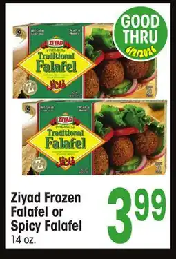 Jewel-Osco Ziyad Frozen Falafel or Spicy Falafel offer
