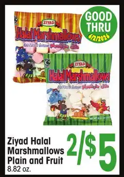 Jewel-Osco Ziyad Halal Marshmallows Plain and Fruit offer