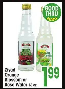 Jewel-Osco Ziyad Orange Blossom or Rose Water offer