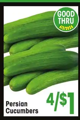 Jewel-Osco Persian Cucumbers offer