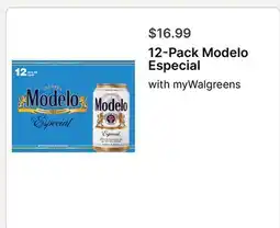 Walgreens 12-Pack Modelo Especial offer