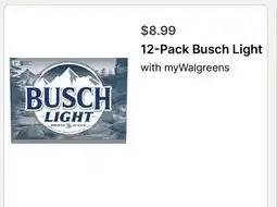 Walgreens 12-Pack Busch Light offer