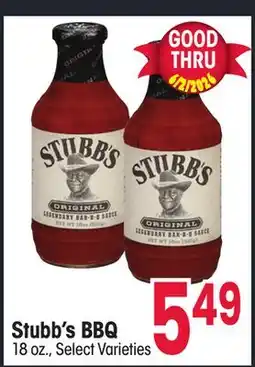 Jewel-Osco Stubb's BBQ offer