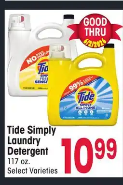 Jewel-Osco Tide Simply Laundry Detergent offer