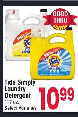Jewel-Osco Tide Simply Laundry Detergent offer
