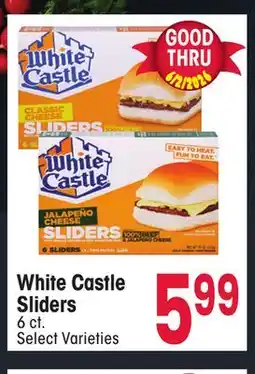 Jewel-Osco White Castle Sliders offer