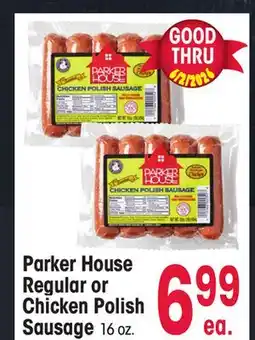 Jewel-Osco Parker House Regular or Chicken Polish Sausage offer