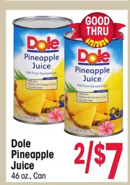 Jewel-Osco Dole Pineapple Juice offer