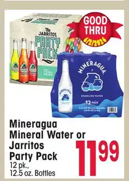 Jewel-Osco Mineragua Mineral Water or Jarritos Party Pack offer