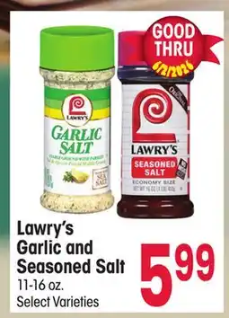 Jewel-Osco Lawry's Garlic and Seasoned Salt offer