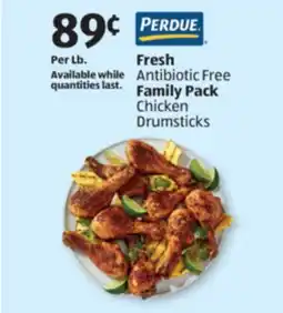 Aldi Perdue Fresh Antibiotic Free Family Pack Chicken Drumsticks offer