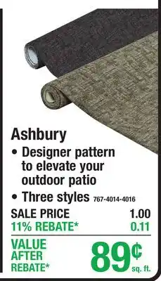 Menards Ashbury Designer pattern to elevate your outdoor patio Three styles offer
