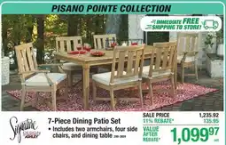 Menards 7-Piece Dining Patio Set offer