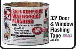 Menards 33' Door & Window Flashing Tape offer