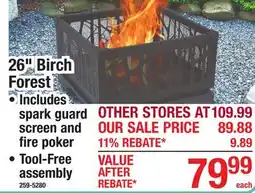 Menards 26 Birch Forest offer