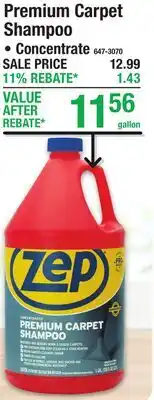 Menards Premium Carpet Shampoo offer