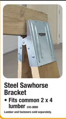 Menards Steel Sawhorse Bracket offer