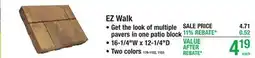 Menards EZ Walk offer