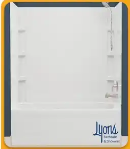 Menards Cove Pro Bathtub Wall Surround offer