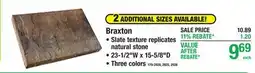 Menards OVER 65 PATIO BLOCKS & PAVERS Braxton offer
