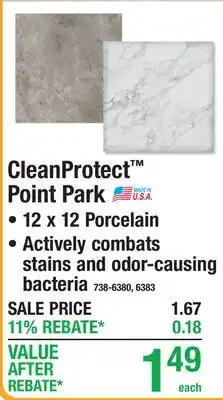 Menards CleanProtect Point Park offer