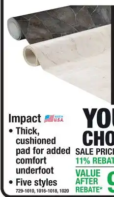 Menards Impact offer