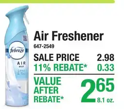 Menards Air Freshener offer