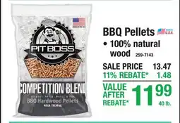 Menards BBQ Pellets • 100% natural wood offer