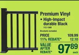 Menards Premium Vinyl offer