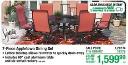 Menards 7-Piece Appletown Dining Set offer