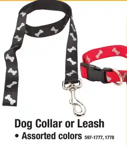 Menards Dog Collar or Leash offer